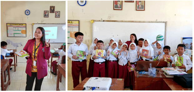Potret Sosialisasi Social Awareness Siswa di MI Muhammadiyah Wonosari-Bendungan Simo Boyolali di ruang kelas 4.